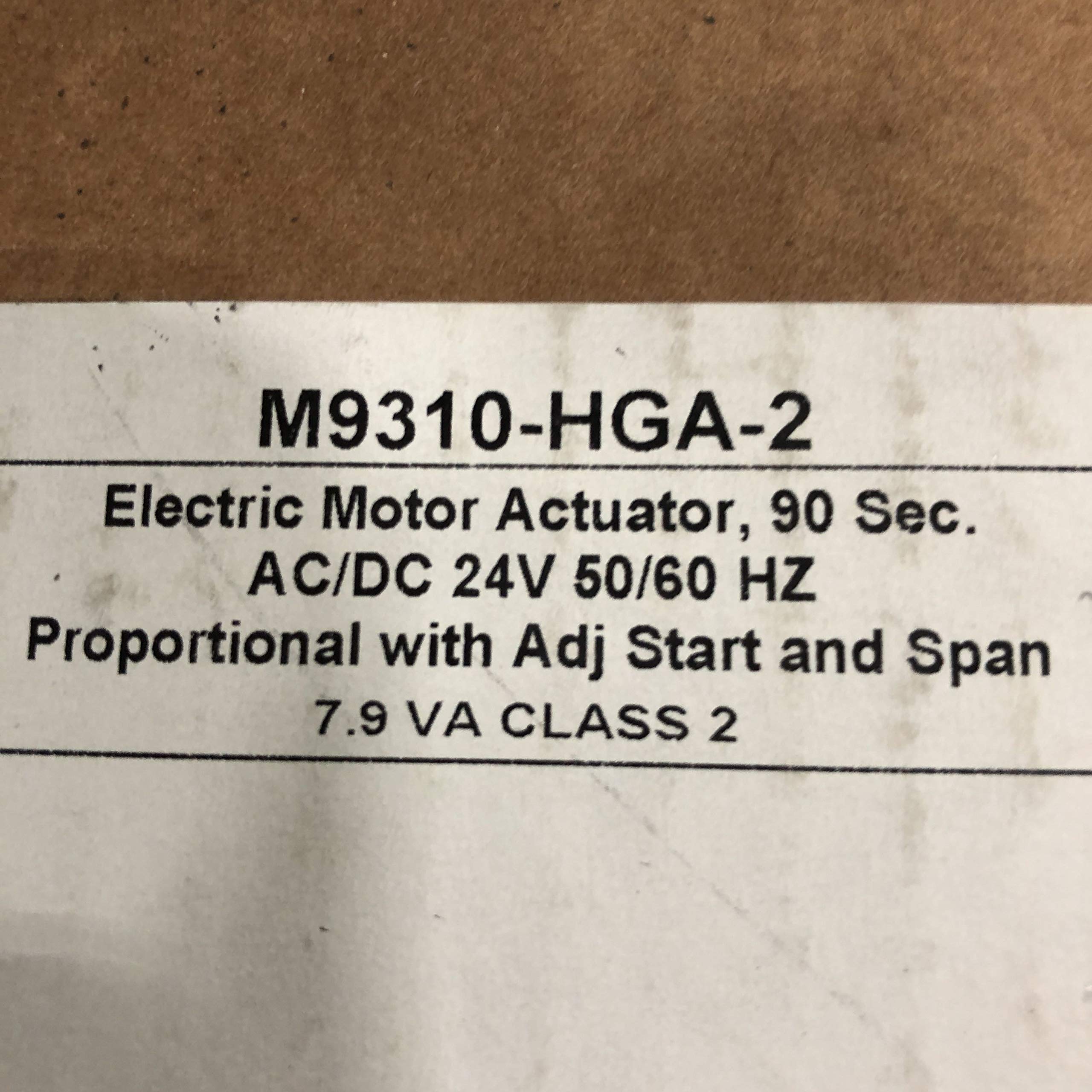 JOHNSON CONTROLS Johnson Controls M9310-HGA-2 Damper Actuator, 89 in-lb. Running Torque