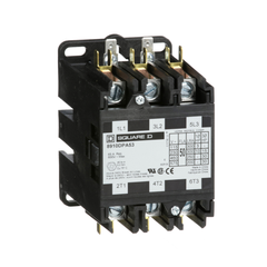 SCHNEIDER ELECTRIC Square D 8910DPA53V14 Definite Purpose Contactor 50 Amp 3-Pole 24 VAC