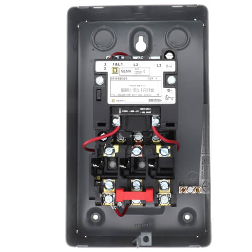SCHNEIDER ELECTRIC Square D 8536SBG2V02S Magnetic Motor Starter NEMA Size 0 Non-Reversing
