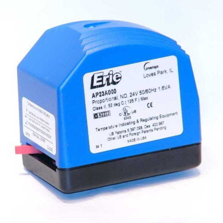 SCHNEIDER ELECTRIC Erie Controls AP23A000 Part Number | 24V N/O Spring Return Valve Actuator
