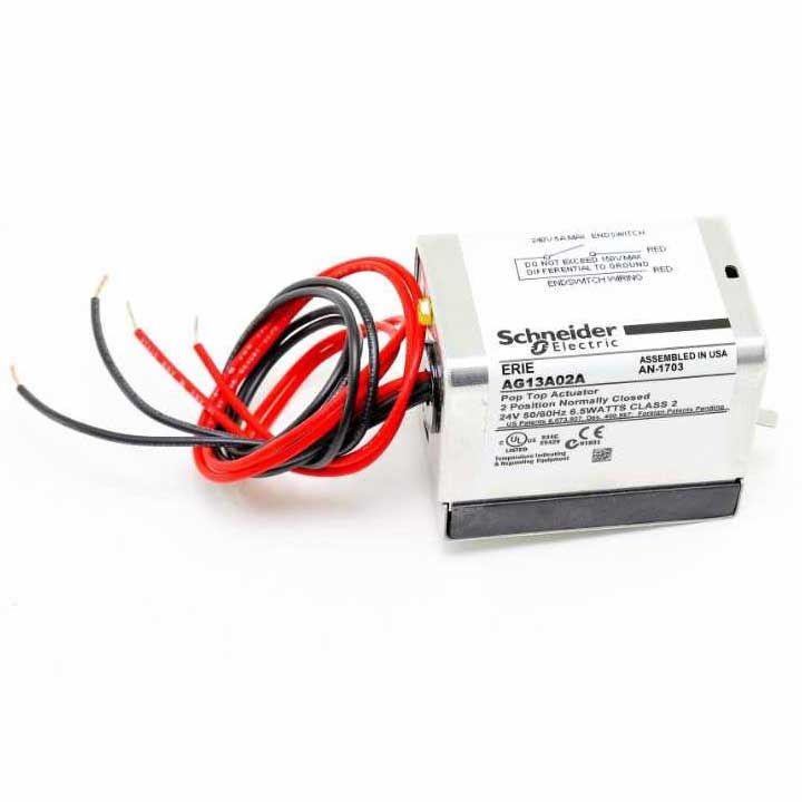 SCHNEIDER ELECTRIC Erie AG13A02A Actuator 24V 18 Leads Spring Return 2-Position Powerhead