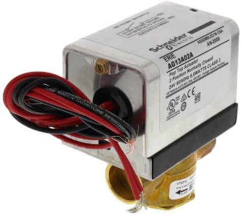 SCHNEIDER ELECTRIC Erie VT2315G13A02A 3/4 Sweat 2-Way PopTop Steam Zone Valve 5 Cv 24V