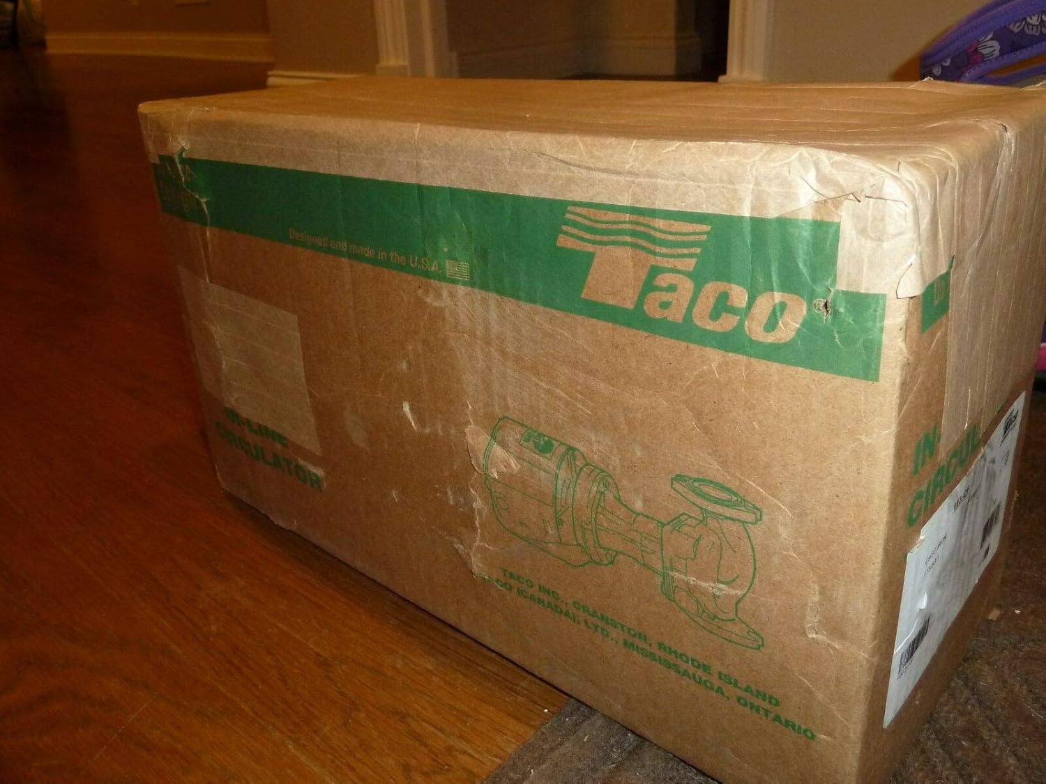 TACO Taco 113-C4 Cast Iron Three-Piece Circulator Pump 1/8 HP