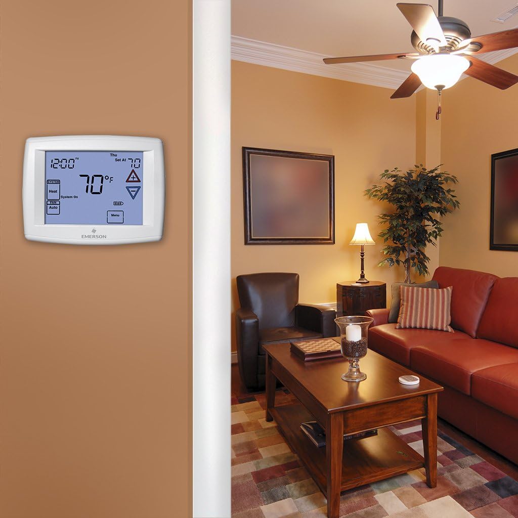 WHITE-RODGERS White-Rodgers 1F95-1277 Touchscreen Programmable Thermostat 7-Day, White