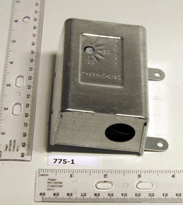 WHITE-RODGERS White-Rodgers 775-1 120/240V Attic Fan Thermostat With Thermal Limiter 60-120F