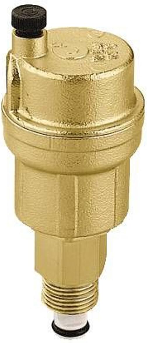 CALEFFI Caleffi 502710A Automatic Air Vent 1/8 NPT Male with Check Valve