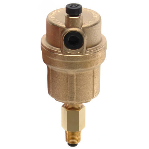 CALEFFI Caleffi 502710A Automatic Air Vent 1/8 NPT Male with Check Valve