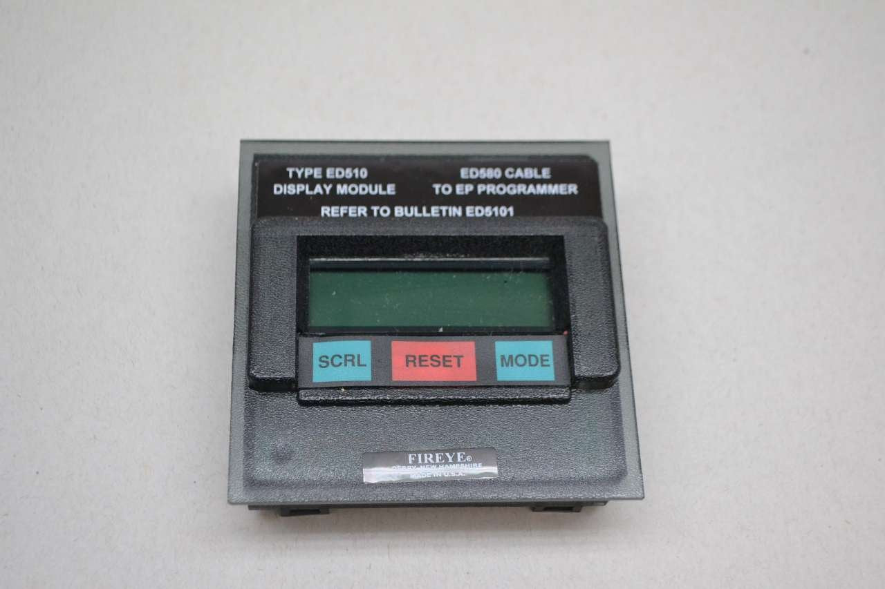 FIREYE Fireye ED510 Display Module with Keypad 2 Line x 16 Character LCD