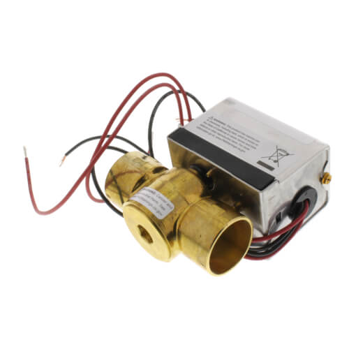 SCHNEIDER ELECTRIC Erie VT2517G13A02A 24v 1-1/4 Sweat 2-Way N.C. Zone Valve 8.0cv 15 PSI W/Aux Switch Replaces MZV527E