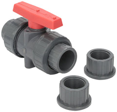HAYWARD Hayward TBB1010CPEG 1-Inch True Union Ball Valve Gray