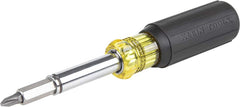 KLEIN TOOLS Klein Tools 32500MAG Magnetic Multi-Bit Screwdriver/Nut Driver 11-in-1 with Cushion Grip Handle