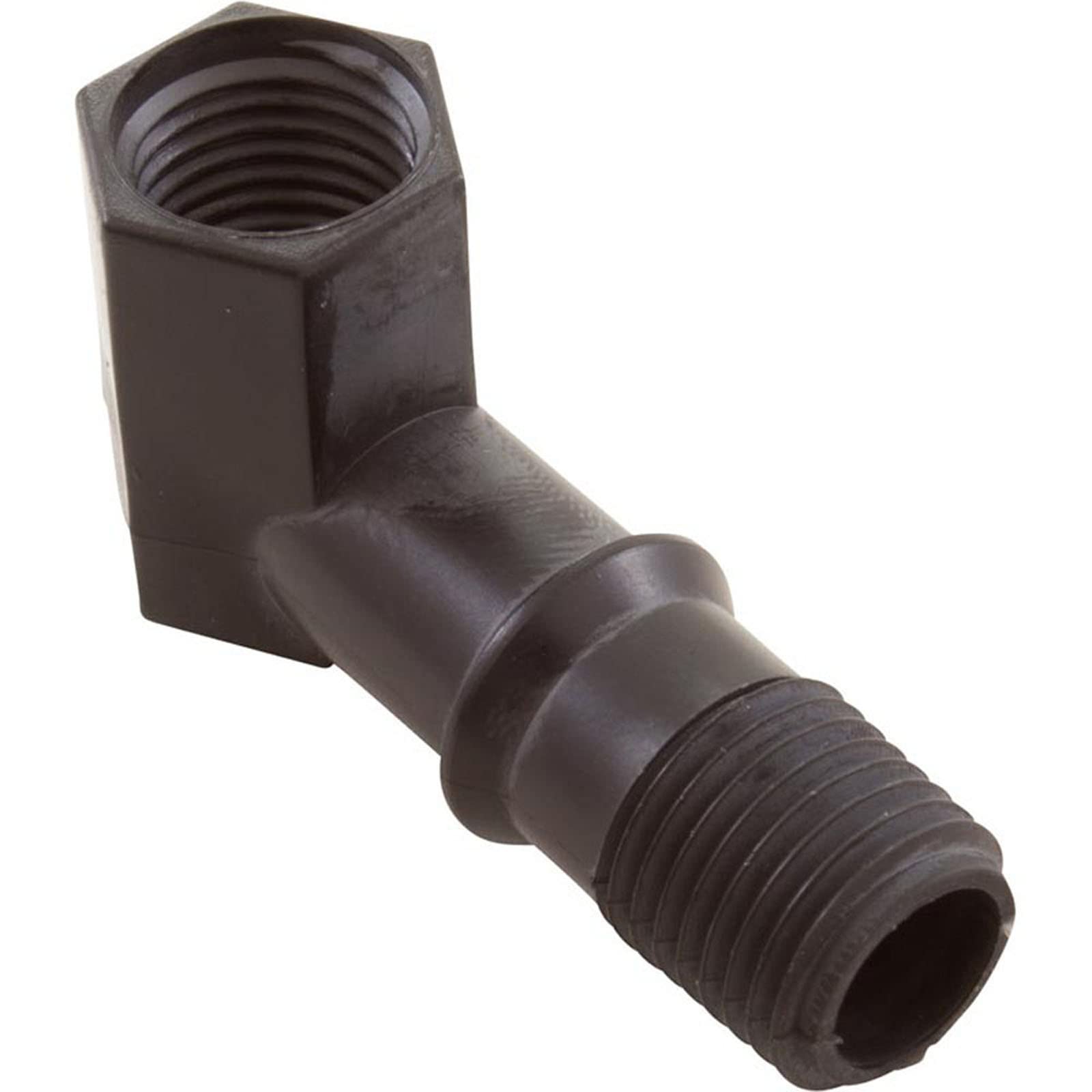 LITTLE GIANT Little Giant 943470 90 Elbow Outlet 1/4fpt x 1/4mpt Black