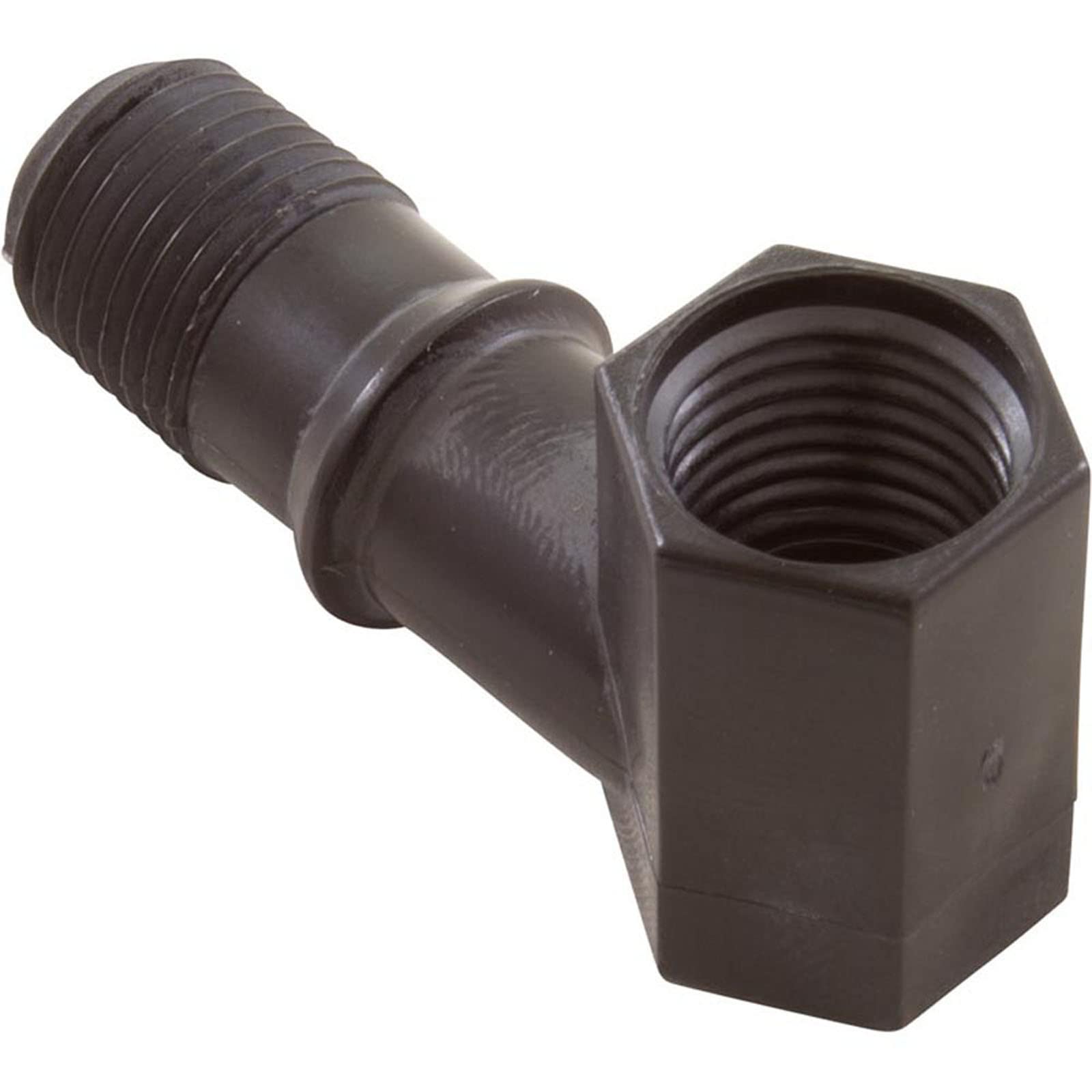 LITTLE GIANT Little Giant 943470 90 Elbow Outlet 1/4fpt x 1/4mpt Black