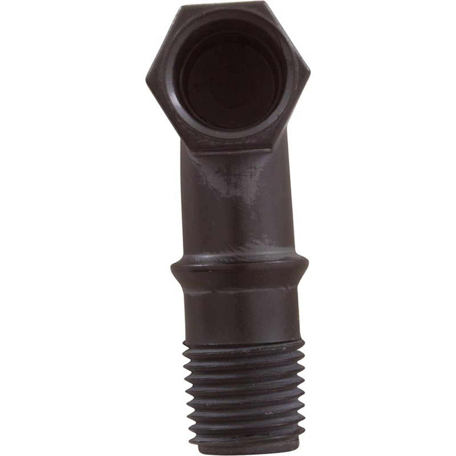 LITTLE GIANT Little Giant 943470 90 Elbow Outlet 1/4fpt x 1/4mpt Black