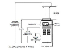 RAYPAK Raypak 003723 Indoor Draft Hood for 130A 155A Series Heaters