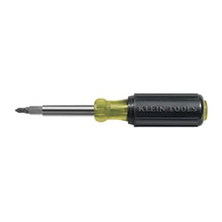 KLEIN TOOLS Klein Tools 32477 Multi-Bit Screwdriver / Nut Driver 10-in-1 Multi Tool, Industrial Strength Bits, Phillips, Slotted, Square and Torx Bits