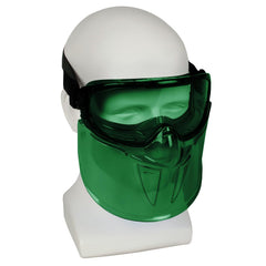 KleenGuard 18633 The Shield Safety Goggles with Face Shield IRUV Shade 5.0 Anti-Fog Lens