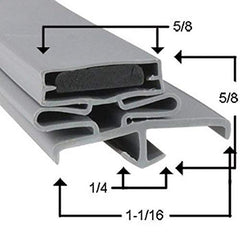 BEVERAGE AIR Beverage Air 703-963D-02 Door Gasket 23 1/8 x 24 1/2