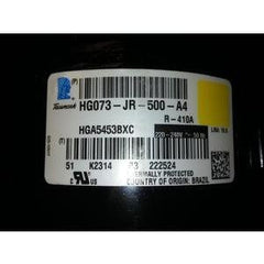 Tecumseh HGA5453BXC 5,300 BTU Rotary Air Conditioning Compressor 220-240/50/1 R-410A