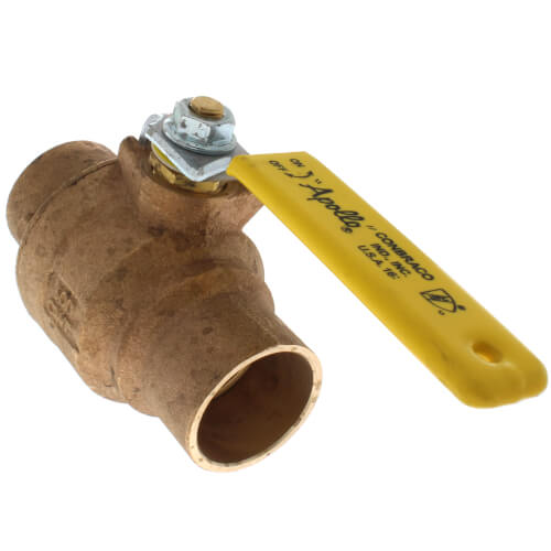 APOLLO VALVES Apollo Valves 77C20701 1-1/2 Full Port Contractor Series Sweat Ball Valve 177 Cv
