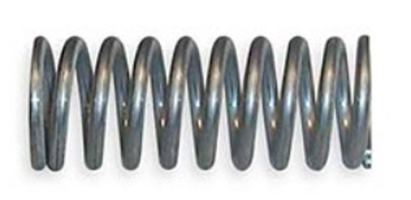 BRADLEY Bradley 135-001W Spring in Silver Foot Lever Spring 3/4 in Dia