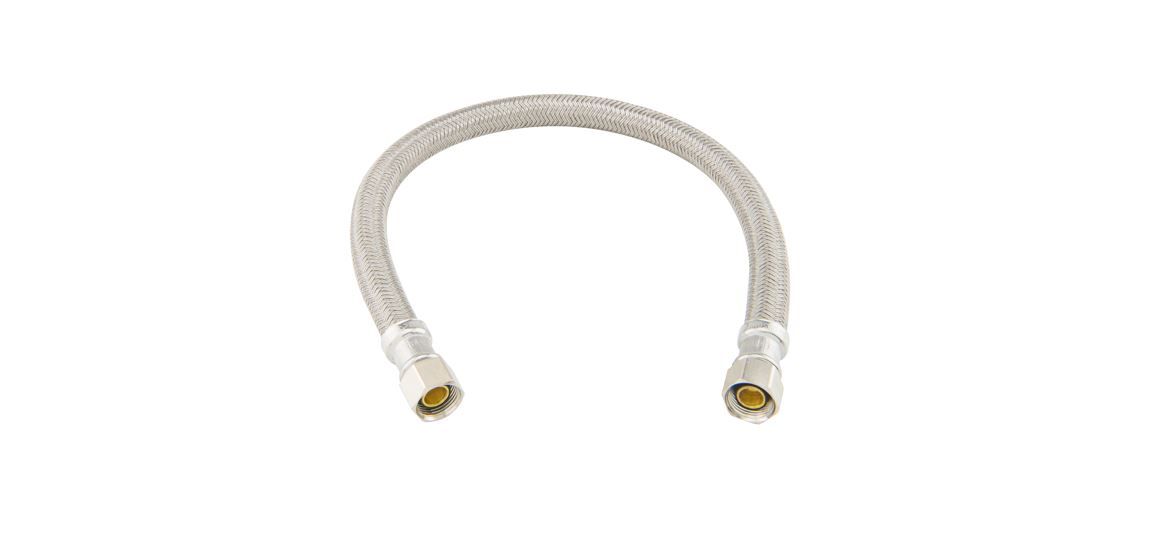 BRASSCRAFT BrassCraft B1-16DW-F Dishwasher Connector 3/8-Inch Comp 16-Inch