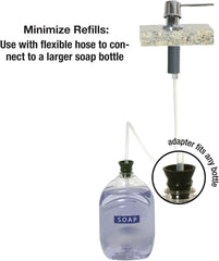 Danco 10037 Soap Dispenser with Straight Nozzle, 1 Pack, Chrome