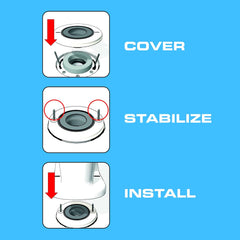 Danco HCP110X Hydrocap Wax Ring Cap White