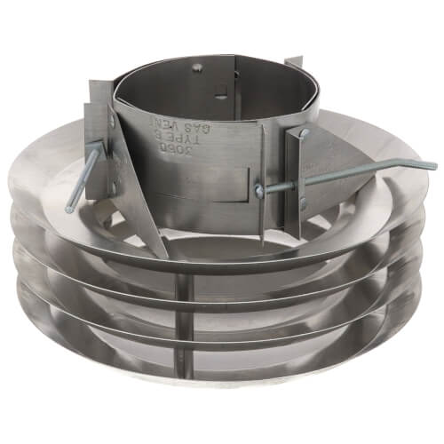 DIVERSITECH DiversiTech 6-3050 Versa Cap Aluminum Adjustable Vent Cap 2-7/8-5 in