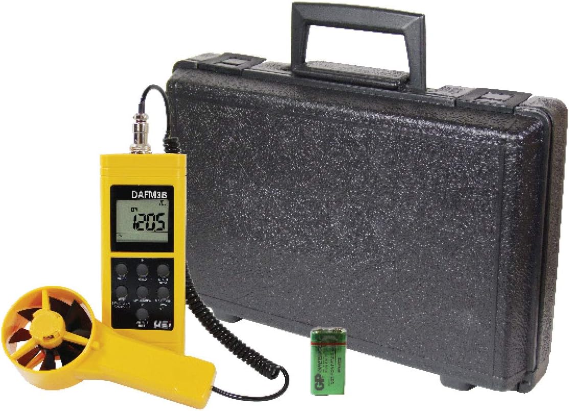 UEI TEST INSTRUMENTS UEi Test Instruments DAFM3B Digital Airflow Meter Yellow