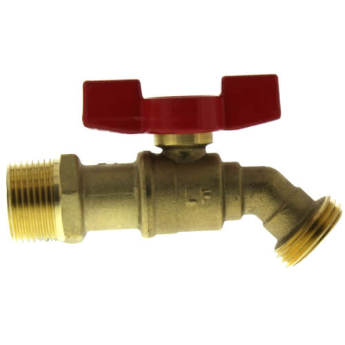 WATTS Watts 0123632 Series LFBD-QT 3/4 in. Male Threaded x GHT Boiler Drain Valve