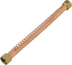 BRASSCRAFT BrassCraft WB00-15N Water Heater Connector Corrugated Copper 15 inch 3/4 inch FIP x 3/4 inch FIP