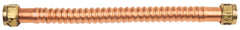 BRASSCRAFT BrassCraft WB00-15N Water Heater Connector Corrugated Copper 15 inch 3/4 inch FIP x 3/4 inch FIP