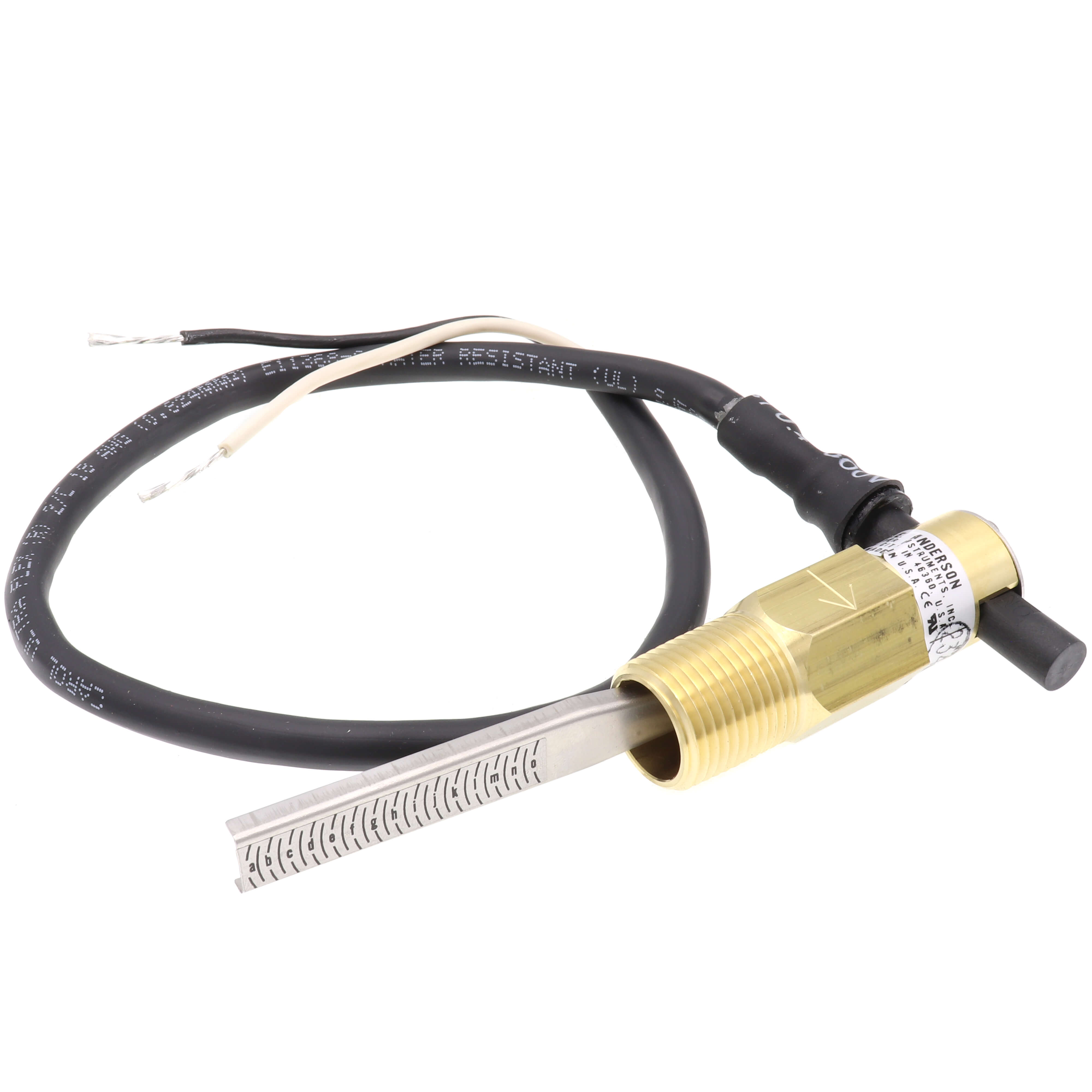 DWYER Dwyer V10 Flotect Flow Switch, Mini-Size, Brass Housing, 1/2 Male NPT