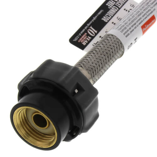 FLUIDMASTER Fluidmaster PRO1F16CS Faucet Click Seal 3/8 Compression x 1/2 FIP 16 Inch Connector