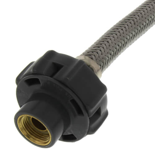 FLUIDMASTER Fluidmaster PRO1F16CS Faucet Click Seal 3/8 Compression x 1/2 FIP 16 Inch Connector