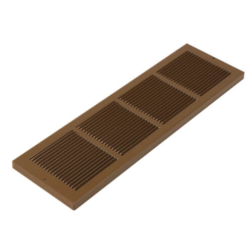 HART & COOLEY Hart & Cooley 012450 24 x 6 Golden Sand Baseboard Return Air Grille (657 Series)