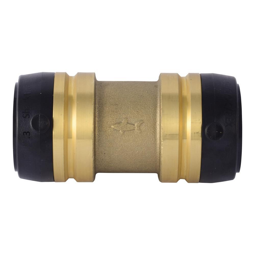 SHARKBITE SharkBite UXL0135 1-1/4 Inch Push-to-Connect Brass DZR Coupling