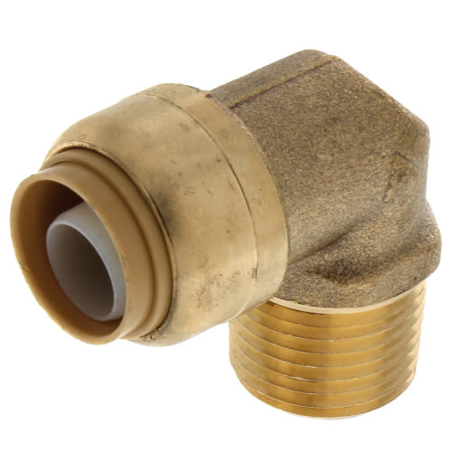 SHARKBITE SharkBite U280LF 90 Degree Swivel Elbow, 1/2 Inch Tube Size