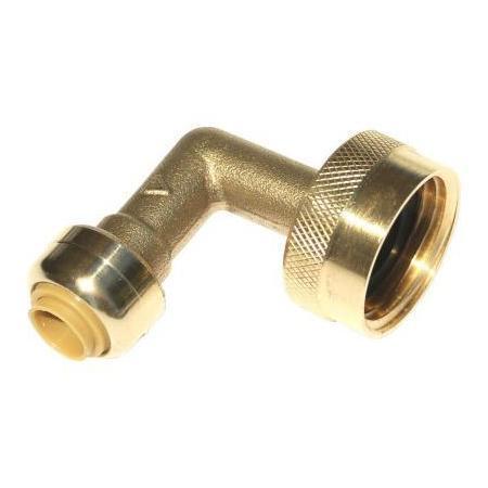 SHARKBITE SharkBite U2276LF DZR Brass Elbow 1/4 x 3/4 GHT Tube Size