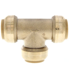 SharkBite U374LF 1 x 1 x 1 Push-Fit Tee Brass 200 PSI