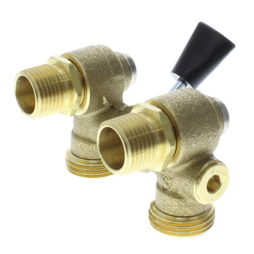 WATTS Watts 0006643 Series 2-M2 Duo-Cloz 1/2 in. Male Threaded Brass Washing Machine Shut-Off Valve