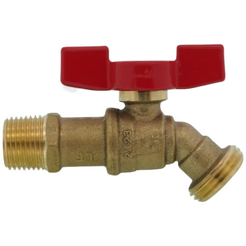 WATTS Watts 0123631 Series LFBD-QT 1/2 in. Male Threaded x GHT Boiler Drain Valve