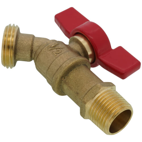 WATTS Watts 0123631 Series LFBD-QT 1/2 in. Male Threaded x GHT Boiler Drain Valve