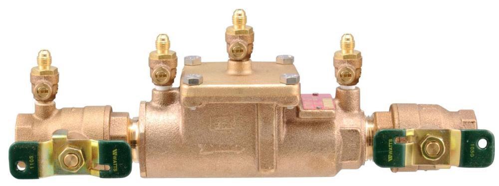 WATTS Watts 0063234 Series LF007 1-1/2 in. Cast Copper Silicon Alloy FNPT Backflow Preventer