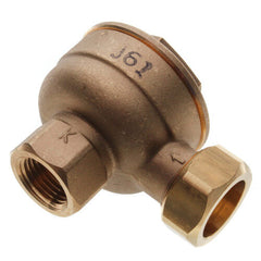 HOFFMAN SPECIALTY Hoffman 401542 17C-AS-2-25 Angle Thermostatic Trap 1/2 Inch Short Nipple