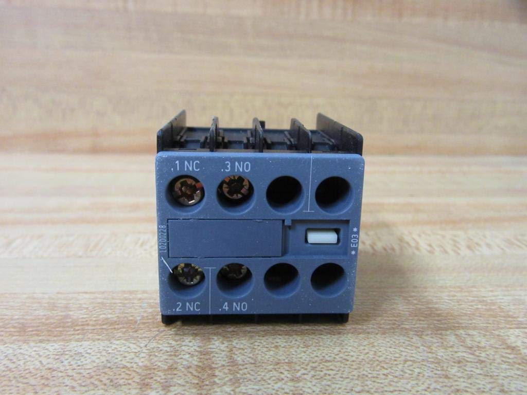 SIEMENS Siemens 3RH2911-1HA11 Auxiliary Switch 1 NO + 1 NC Screw Terminals