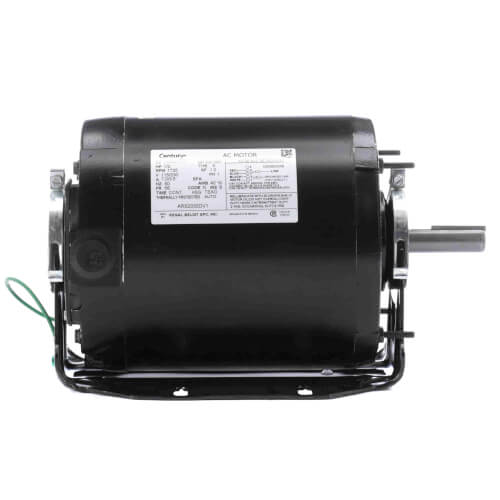 CENTURY MOTORS Century ARS2050DV1 6-1/2 Split Phase Resilient Base Sleeve Bearing Motor (115/230V, 1725 RPM, 1/2 HP)