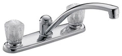 DELTA FAUCET Delta Faucet 2102LF Classic Two-Handle Kitchen Faucet Chrome