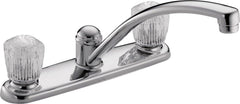 DELTA FAUCET Delta Faucet 2102LF Classic Two-Handle Kitchen Faucet Chrome